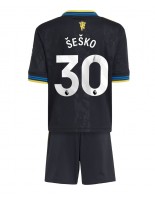 Manchester United Benjamin Sesko #30 Kolmaspaita Lasten 2025-26 Lyhythihainen (+ shortsit)